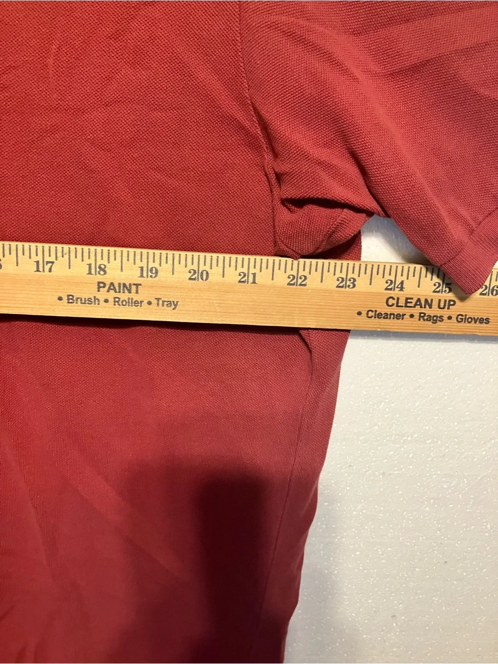 Ralph Lauren Men’s 2XL Brick Red Polo Shirt with Green Pony